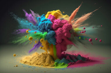 A magia das cores pode ser fundamental para ajudar as pessoas tomar decisões ou até mesmo acalmarem a mente e coração. Na foto, uma fumaça de explosão colorida.
